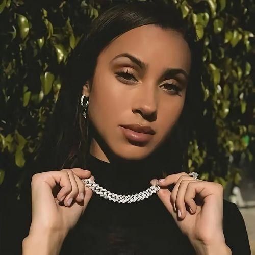 ARHANORY Collier maillon cubain glacé Hip Hop chaîne cubain - argent - Image 7