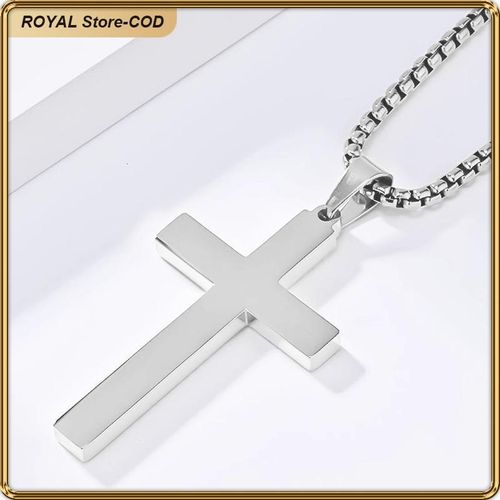 ASHION Pendentif En Croix Homme - Collier - Image 3
