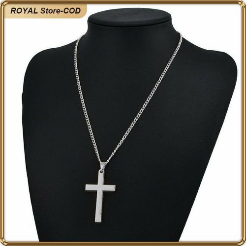 ASHION Pendentif En Croix Homme - Collier - Image 4