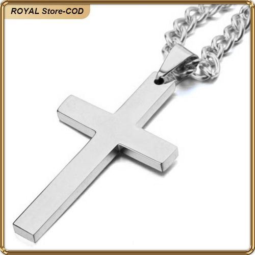 ASHION Pendentif En Croix Homme - Collier - Image 6