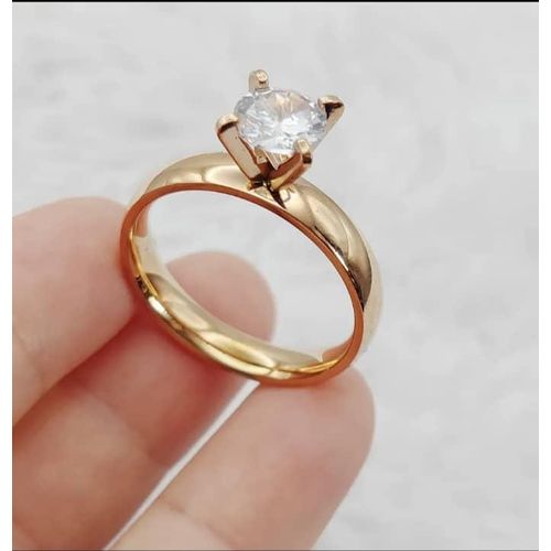 Bague de Fiançailles avec Coffret - Élégance Solitaire - Image 1