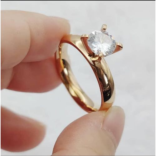 Bague de Fiançailles avec Coffret - Élégance Solitaire - Image 2