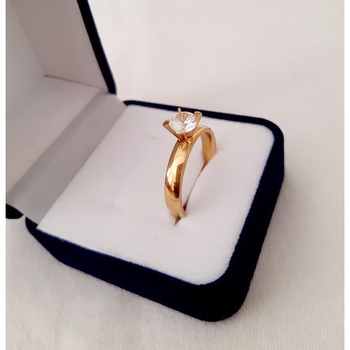 Bague De Fiançaille - Or Plaqué - Image 1