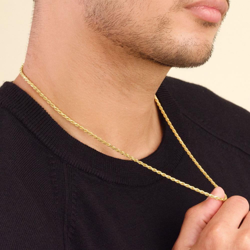 chaîne en or massif 18 K✨rope style dubaï 2022 - Image 5