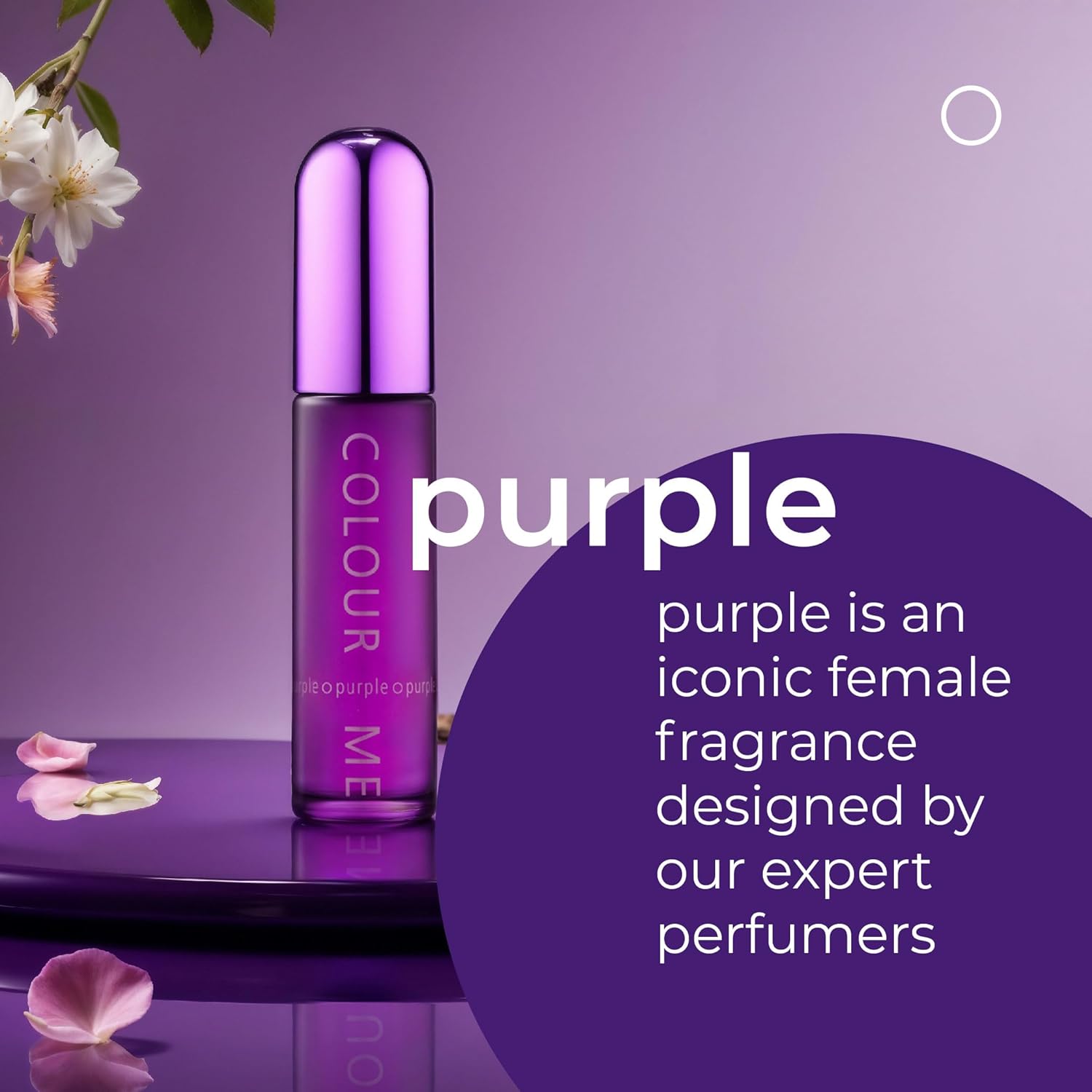 COLOUR ME Milton Lloyd Purple (Violet) Parfum De Toilette Spray for Ladies 50 ml