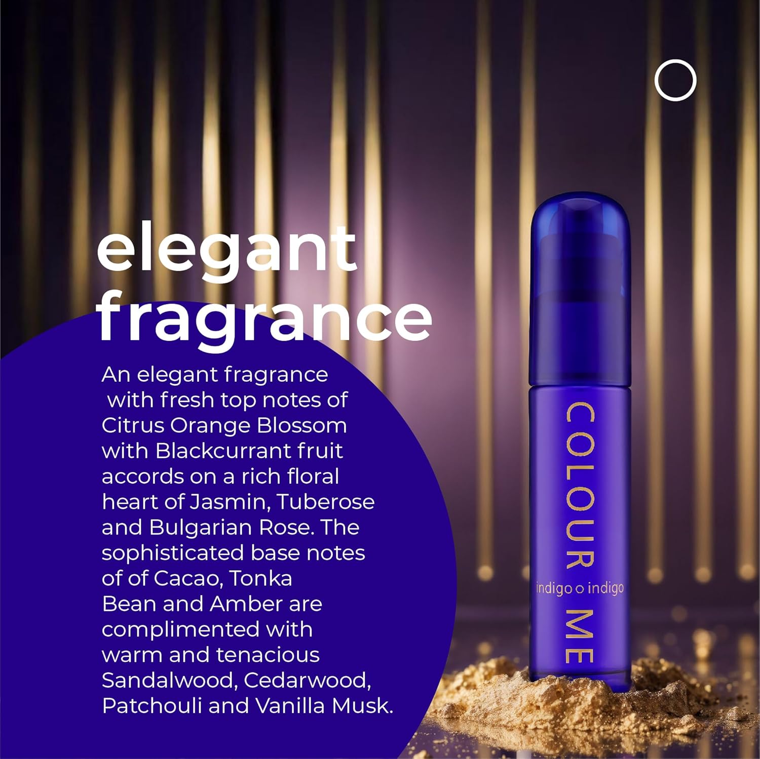 COLOUR ME Indigo Parfum pour femme. Eau de parfum 50 ml